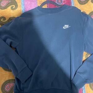 Nike Men's Crewneck in Deep Blue